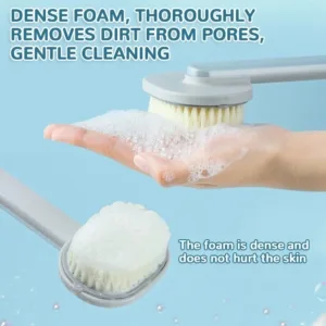 Brosse de dos avec distributeur de savon 1