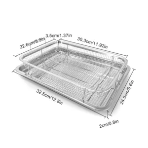 Plateau de cuisson antiadhesif a 2 couches 2