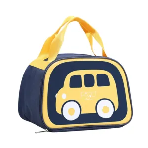 Sac isotherme pour aliments - Jaune et bleu marin