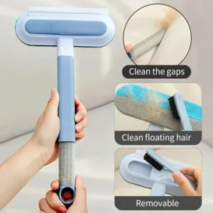 Brosse de nettoyage anti poils efficace pour enlever les poils d’animaux