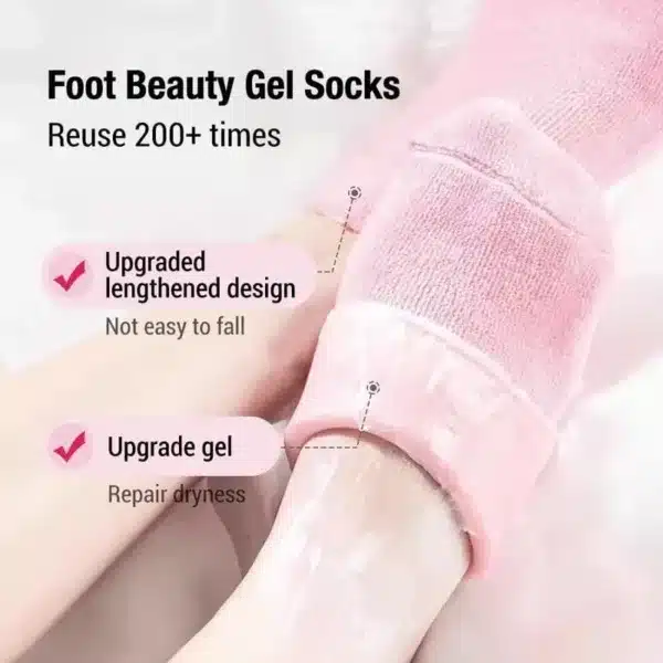 chaussette de soin en gel de silicone pour les pieds 1