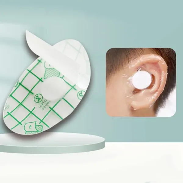 Pansements imperméables pour oreilles, offrant une protection post-piercing et post-opératoire, résistant à l'eau et conçu pour une guérison rapide.