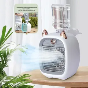 ventilateur avec bouteille spray 1