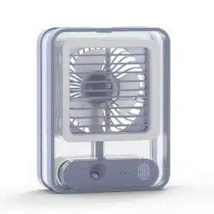 Ventilateur de bureau portable - Bleu