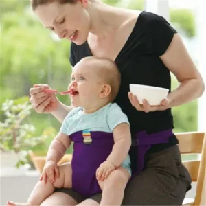 Ceinture de Chaise Bébé Portable - Sécurité et Confort pour Repas