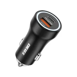 Chargeur Voiture Rapide 20W USB-C et QC 3.0 – Recharge Ultra-Efficace en Déplacement