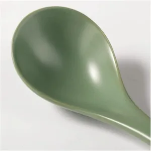 Cuillère à soupe en céramique élégante avec design moderne