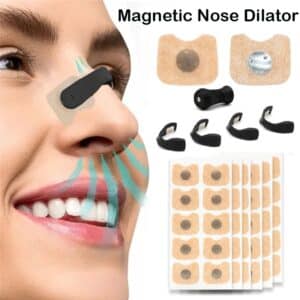 Dilatateur nasal magnétique anti-ronflement et congestion – kit 30 jours Maroc