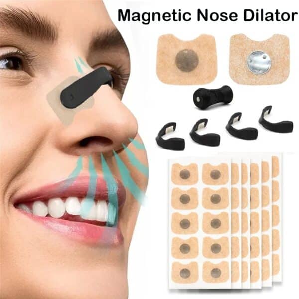 Dilatateur nasal magnétique anti-ronflement et congestion – kit 30 jours Maroc