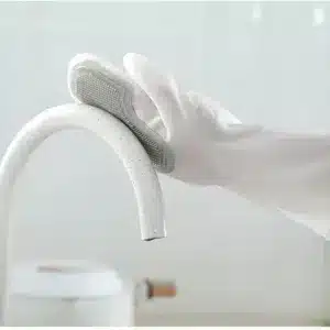 Gants de vaisselle en silicone avec éponge intégrée pour un nettoyage facile