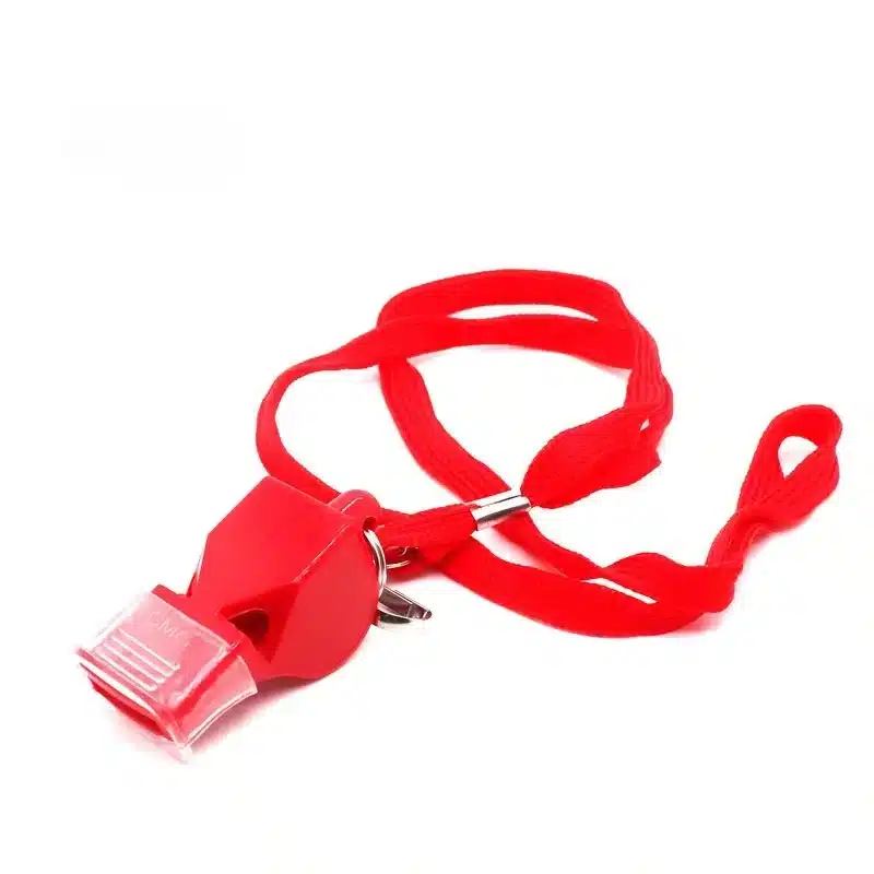 Sifflet De Sécurité Fort 120 DB Avec Dragonne - Pour Randonnée, Camping, Sport Et Dressage Animal | Sifflet D'Urgence Aluminium