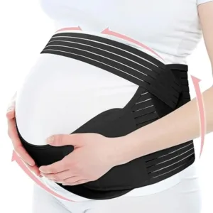 Ceinture de soutien pour grossesse, idéale pour soulager les douleurs dorsales et soutenir le ventre pendant la grossesse.