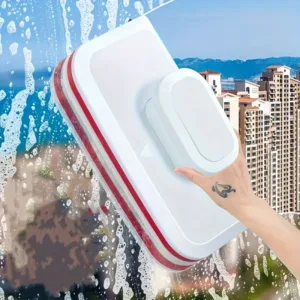 nettoyeur de vitres magnétique double face blanc et rouge à Casablanca