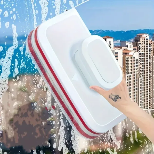 nettoyeur de vitres magnétique double face blanc et rouge à Casablanca