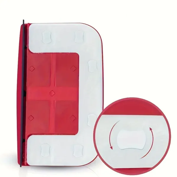 nettoyeur de vitres magnétique double face blanc et rouge à Casablanca