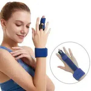 Attelle de doigt réglable pour soutien et stabilisation des blessures