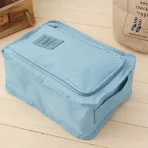 Pochette de rangement pour chaussures de voyage imperméable et compacte