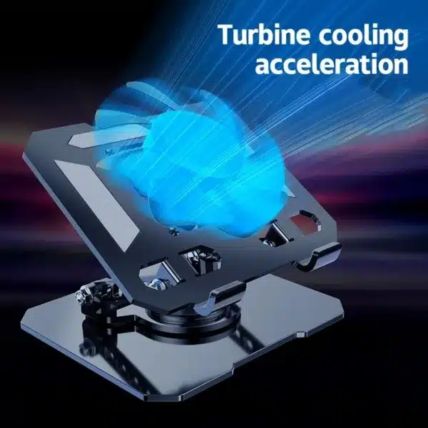 Support de tablette avec ventilateur intégré pour refroidissement et vision ajustable