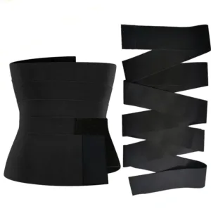 Ceinture minceur réglable en compression pour fitness et modelage de la taille.