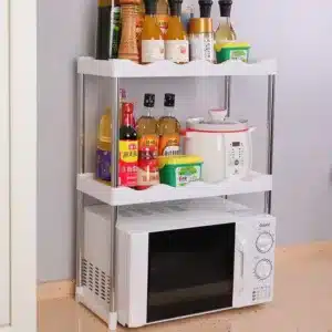 Étagère de rangement pour micro ondes