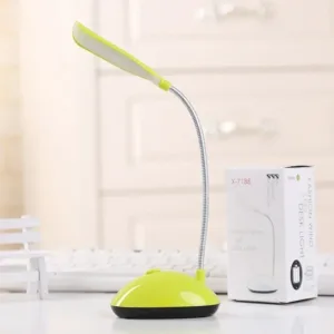 Lampe de bureau LED flexible avec col de cygne et design moderne.