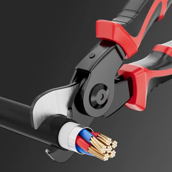 Pince multifonction avec têtes interchangeables pour divers travaux de bricolage.