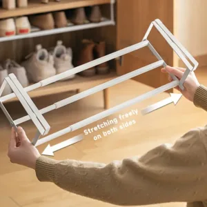 Rangement suspendu pour étagère, support pratique pour chaussures et accessoires