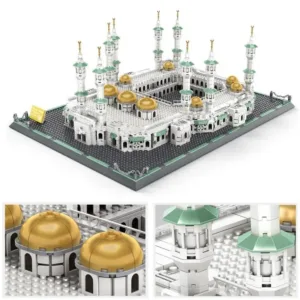 Briques de construction grande mosquée La Mecque maquette kit éducatif