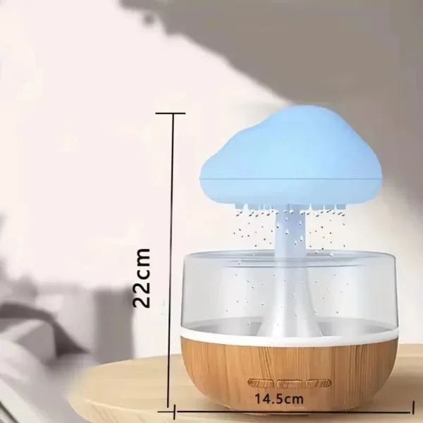 Humidificateur champignon LED avec diffuseur d’air et lumières colorées