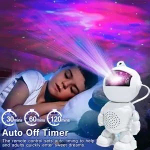 Projecteur galaxie robot Bluetooth avec effets lumineux et haut-parleur