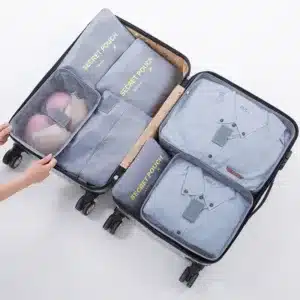 Organisateurs de valise pour voyage bien ordonné