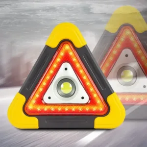 Triangle de signalisation LED rechargeable pour voiture