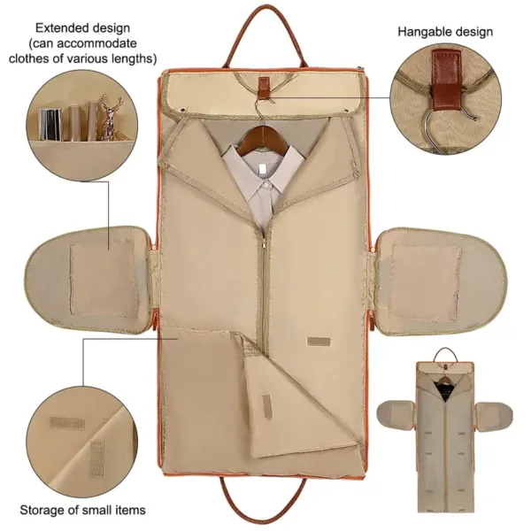 Grand sac de cabine noir posé sur une valise