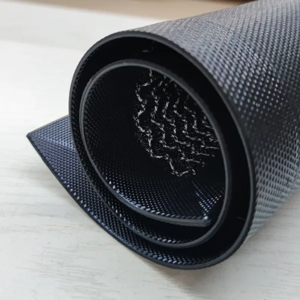 Tapis antidérapant en maille noir pour entrée et cuisine