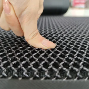 Tapis antidérapant en maille noir pour entrée et cuisine