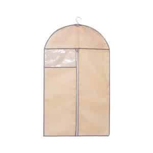 housse de rangement vêtements avec fenêtre transparente anti-poussière