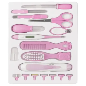Kit de soins bébé complet 17 pièces bleu pour nouveau-né à Casablanca