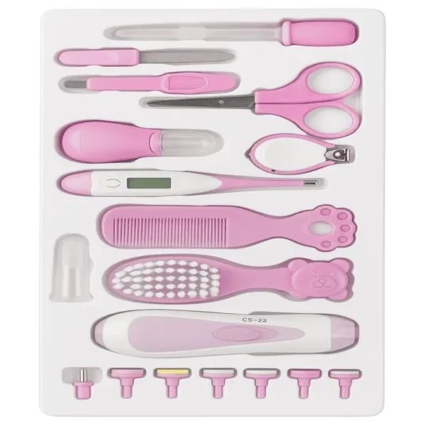 Kit de soins bébé complet 17 pièces bleu pour nouveau-né à Casablanca