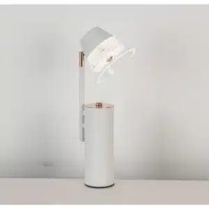 lampe de bureau LED design moderne noire avec tête orientable