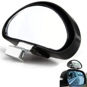 Miroir angle mort universel fixé sur rétroviseur voiture pour meilleure visibilité latérale