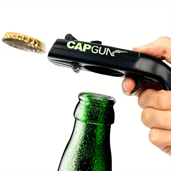 Ouvre bouteille lanceur Cap Gun original pour capsule de bière