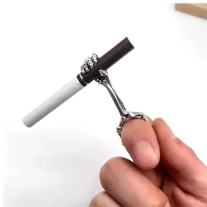 Porte-cigarette squelette original pour doigt, accessoire fumeur pratique
