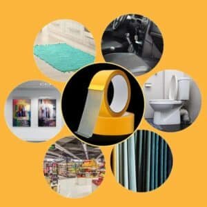 ruban adhésif pour tapis 15 mètres double face antidérapant