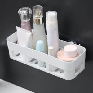 étagère salle de bain murale adhésive avec système de drainage