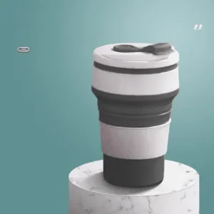 Gobelet pliable en silicone réutilisable à Casablanca
