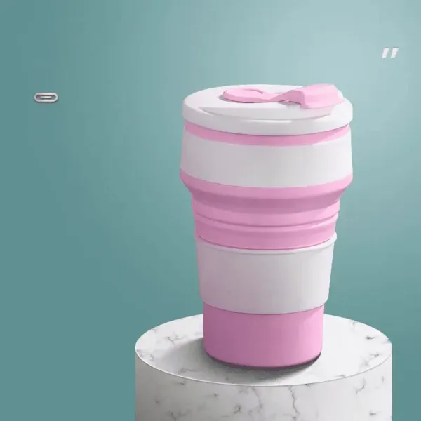 Gobelet pliable en silicone réutilisable à Casablanca