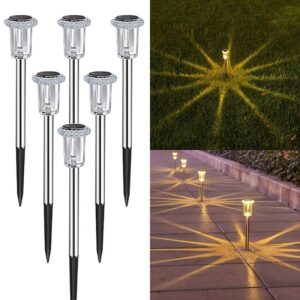 Lampes solaires extérieures LED décoratives effet étoile pour jardin et allée au Maroc
