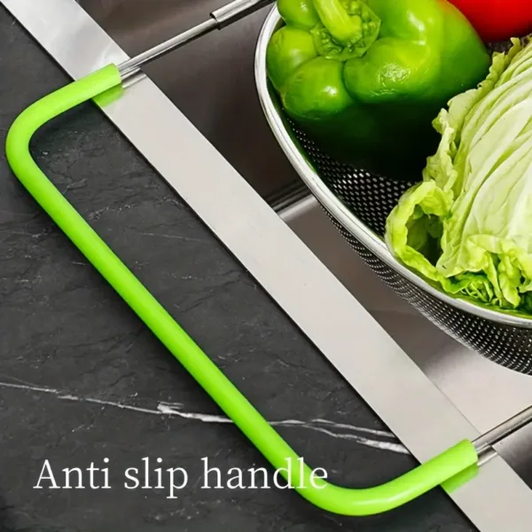 passoire inox évier extensible pour légumes et fruits