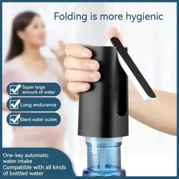 Pompe à eau automatique USB pour bonbonne 19L silencieuse et hygiénique