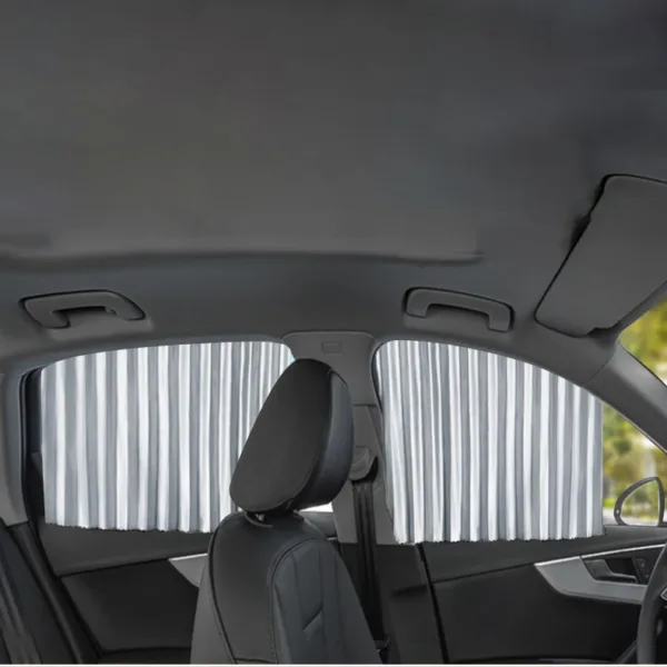 Rideaux pare soleil voiture rétractables pour protection UV et intimité intérieure